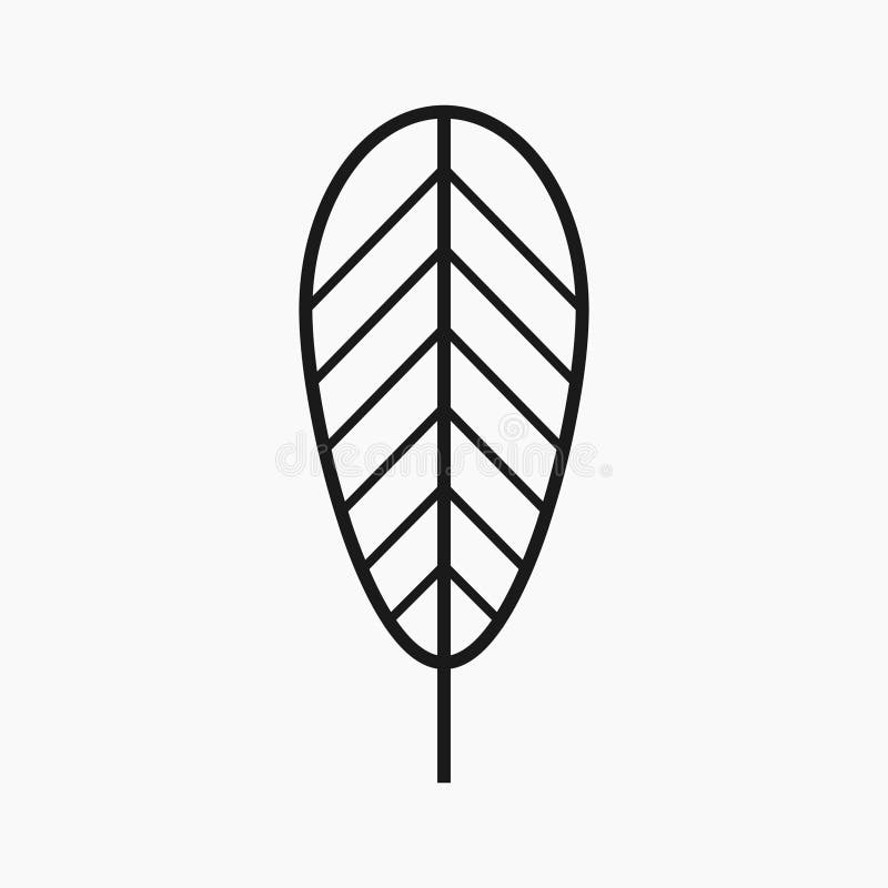 Simple and Minimalist Tree Illustration Stock