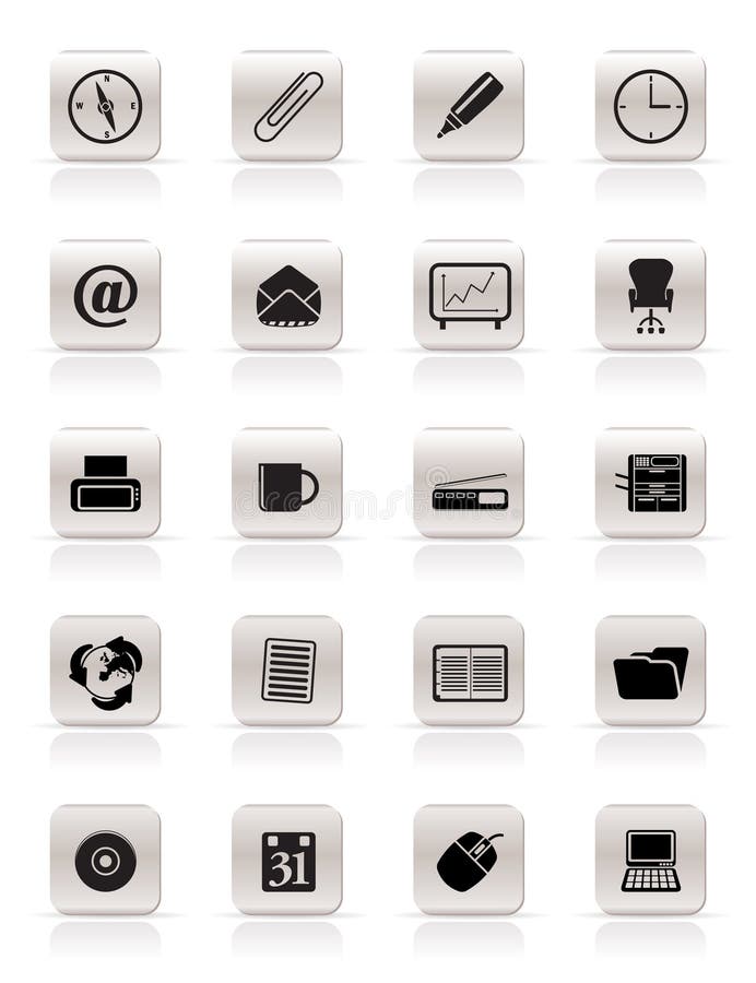 Simple Office tools icons