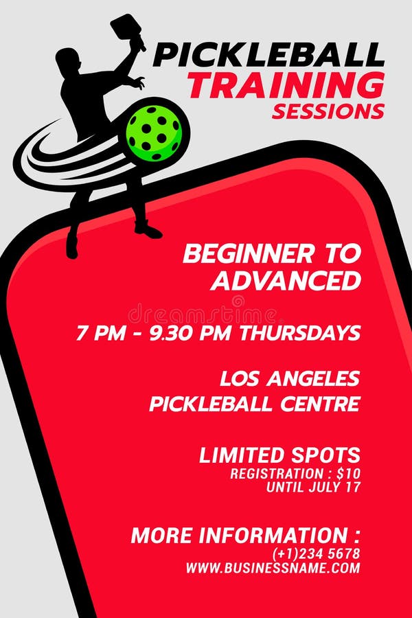 Pickleball Flyer Template Free Pickleball Flyer Template Free
