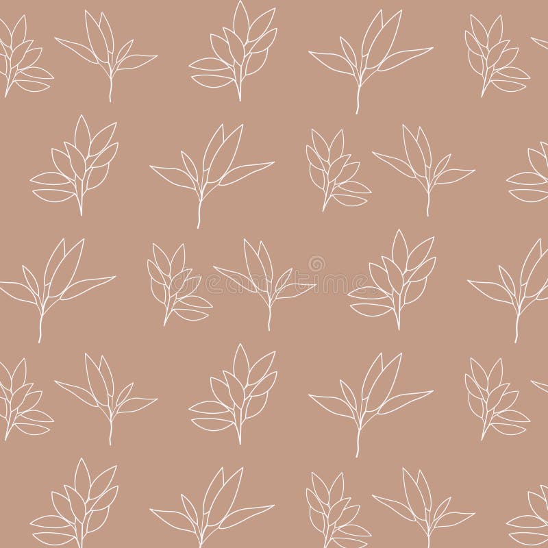 Simple and Stylish Floral Pattern on Beige Background. for Textiles,  Wallpapers, Backgrounds, Website Design, Home Decor and Much Stock  Illustration - Illustration of english, hand: 159936835