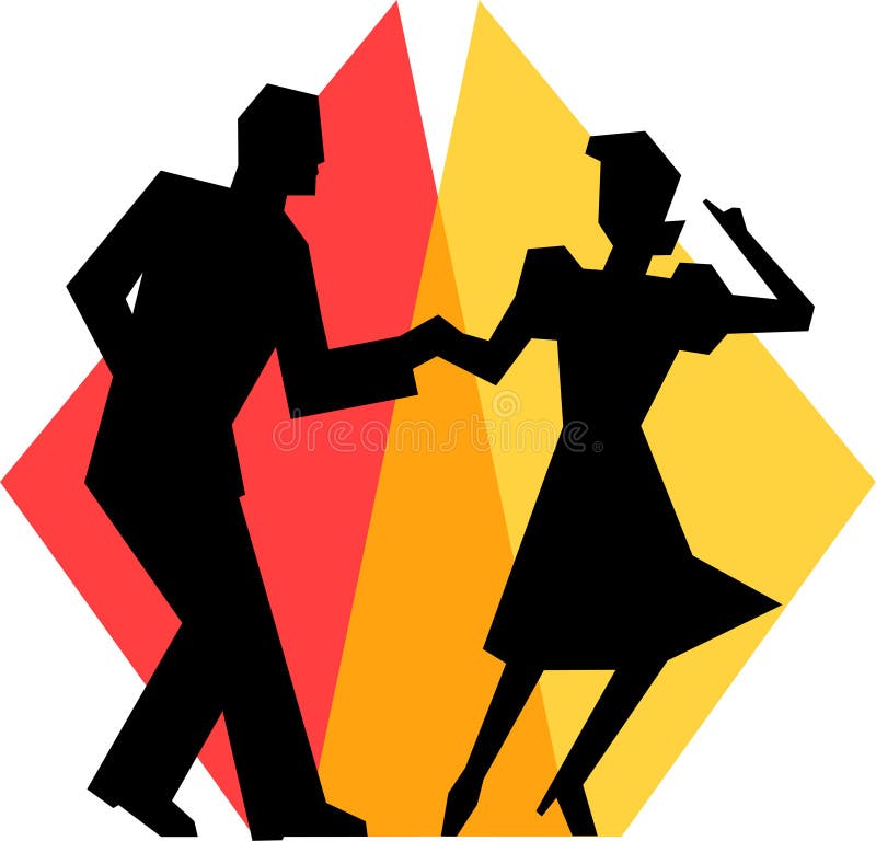 Swing Dance Couple/eps stock vector. Illustration of club 24654579