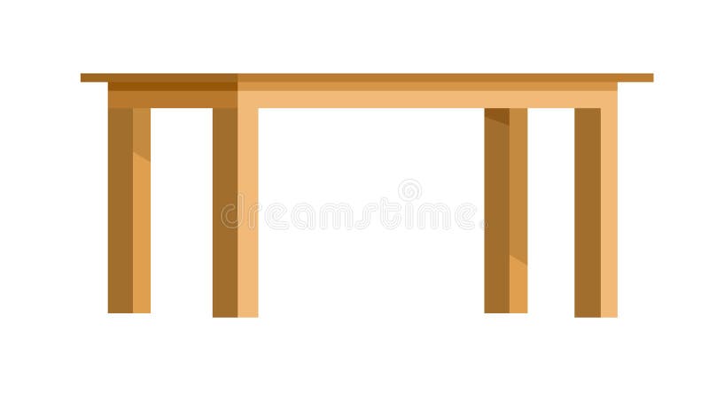 Simple Table. Modern Minimalistic Furniture Design. for Work and in ...