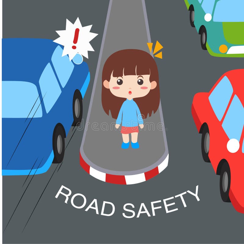 Road safety Royalty Free Vector Image - VectorStock
