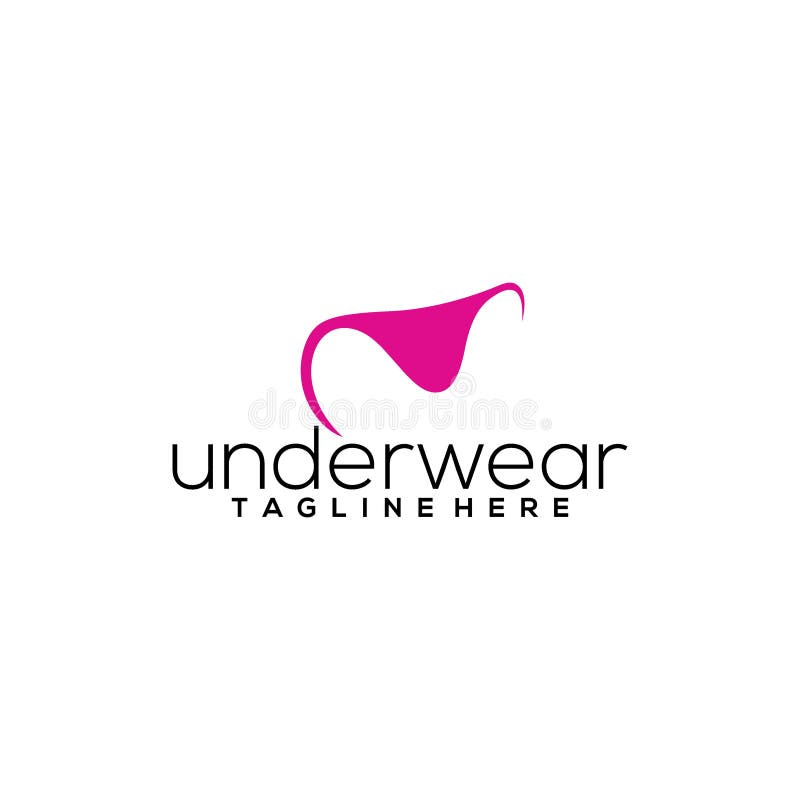 Creative Underwear Logo Vector Art Logo Stock Illustration