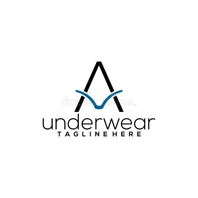 Creative Underwear Logo Vector Art Logo Stock Illustration