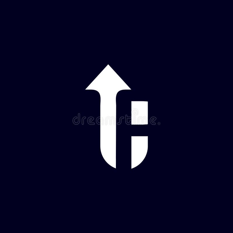 Simple up text logo design template vector illustration