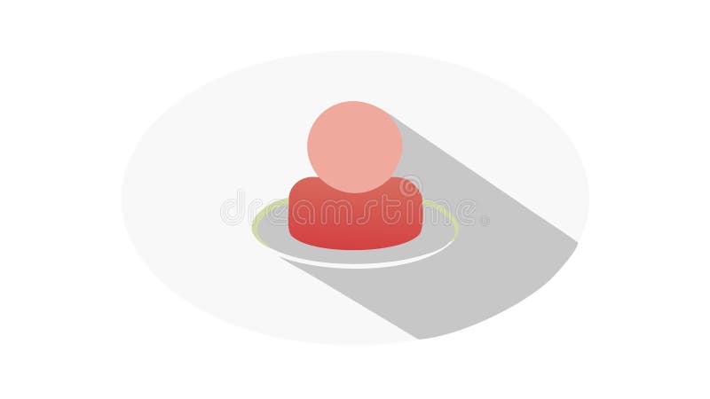 Simple User Profile Icon, Account Person Symbol, vector design Generative AI royalty free illustration