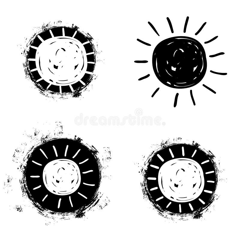Black Sun Drawing Stock Illustrations 17 649 Black Sun Drawing