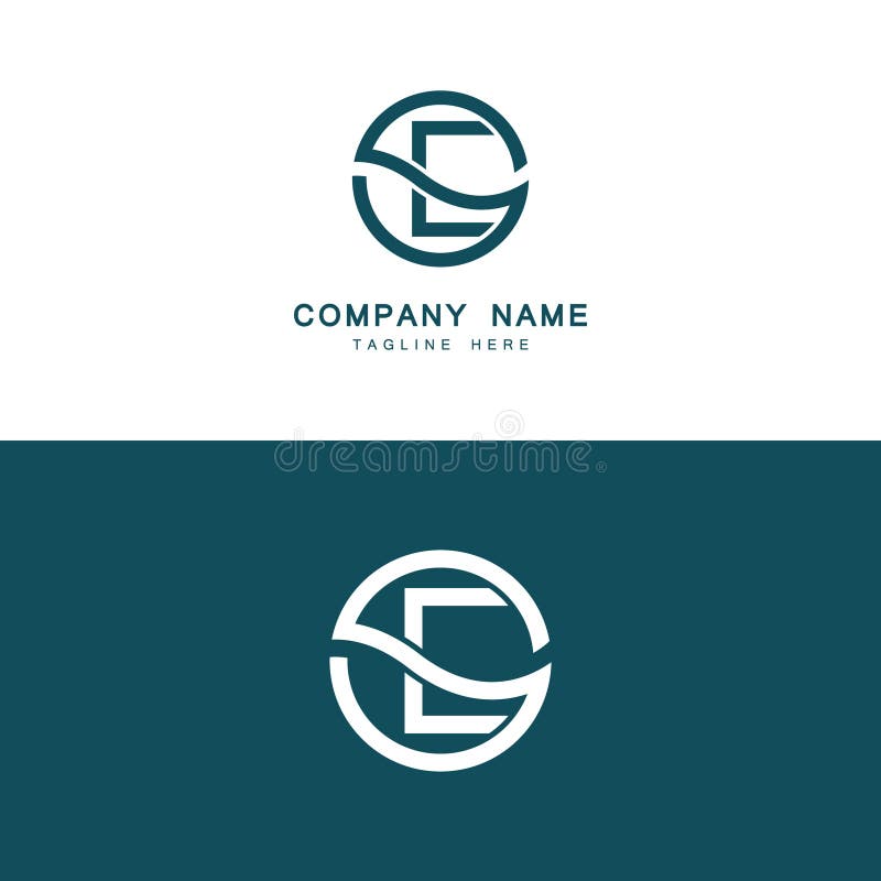 Simple vertical ES letter logo vector, product abbreviation design. vector illustration