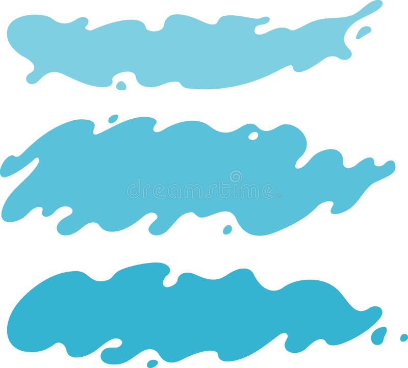 Water Banner stock vector. Illustration of stream, drop - 33153629