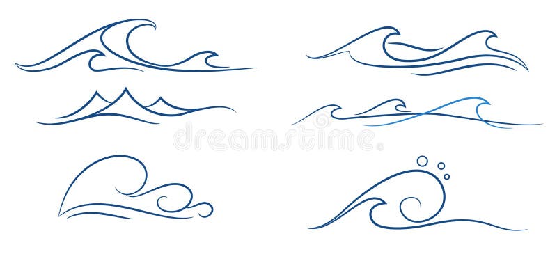 Wave drawing Vectors & Illustrations for Free Download | Freepik