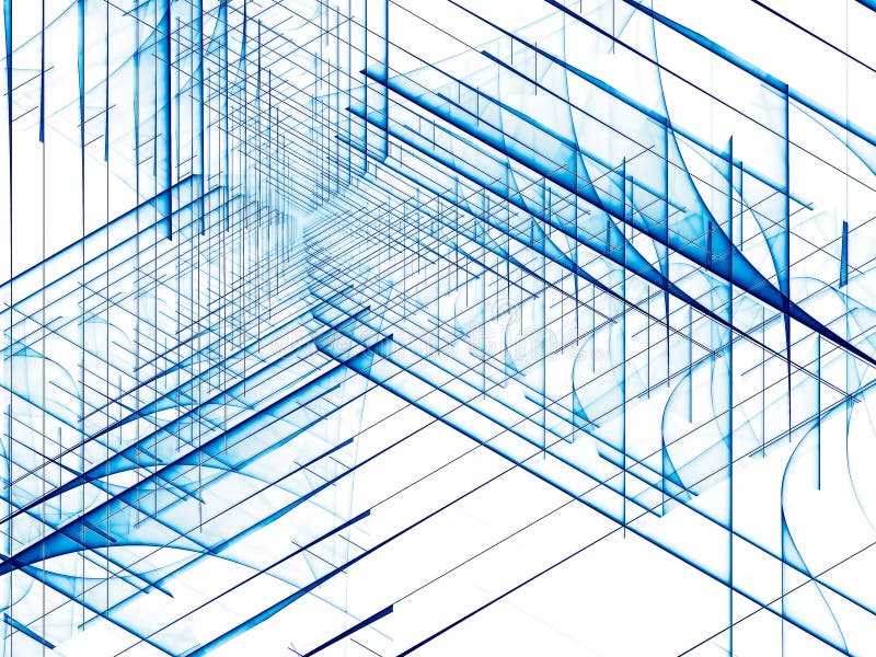 Simple white blue background - abstract digitally generated imag vector illustration