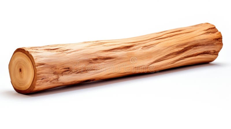 A simple wooden plank resting on a table. Suitable for various uses stock photography