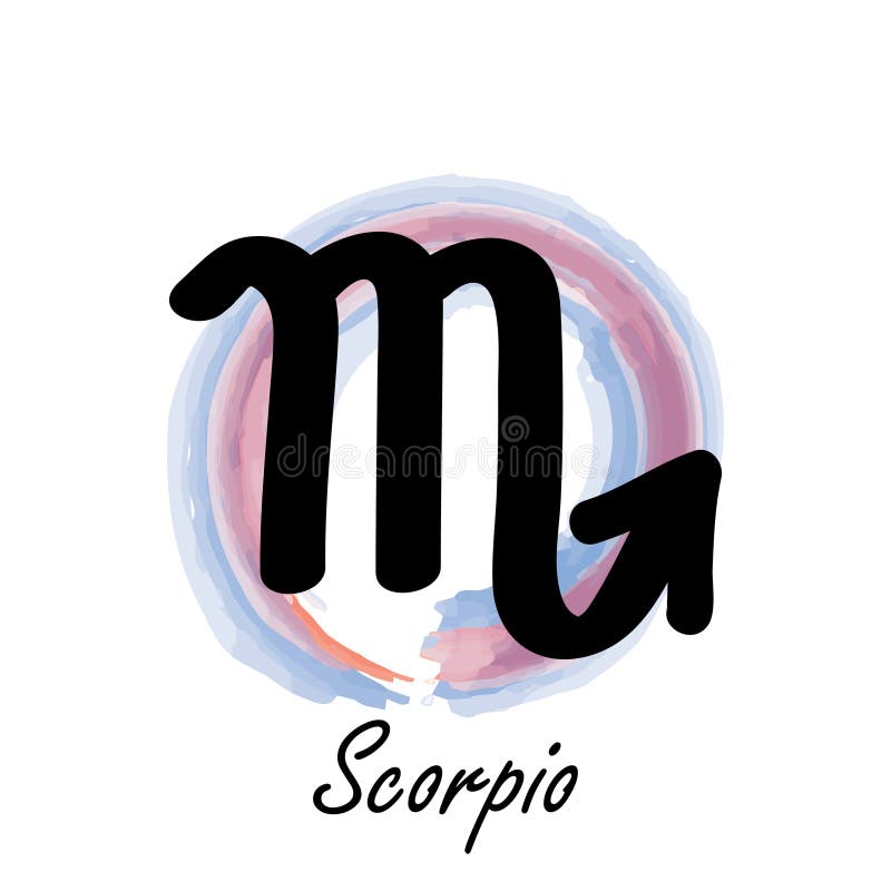 Scorpio Zodiac Sign Tattoo Style Stock Vector - Illustration of perfect ...