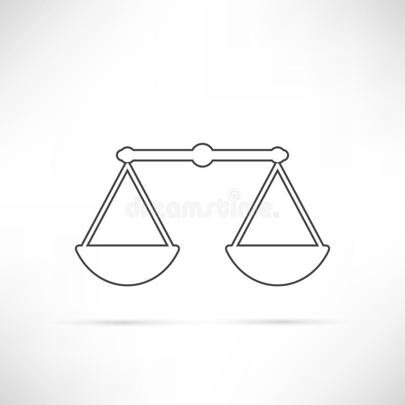 Simply Compare Icon Outline royalty free illustration Simply Compare Icon Outline royalty free illustration