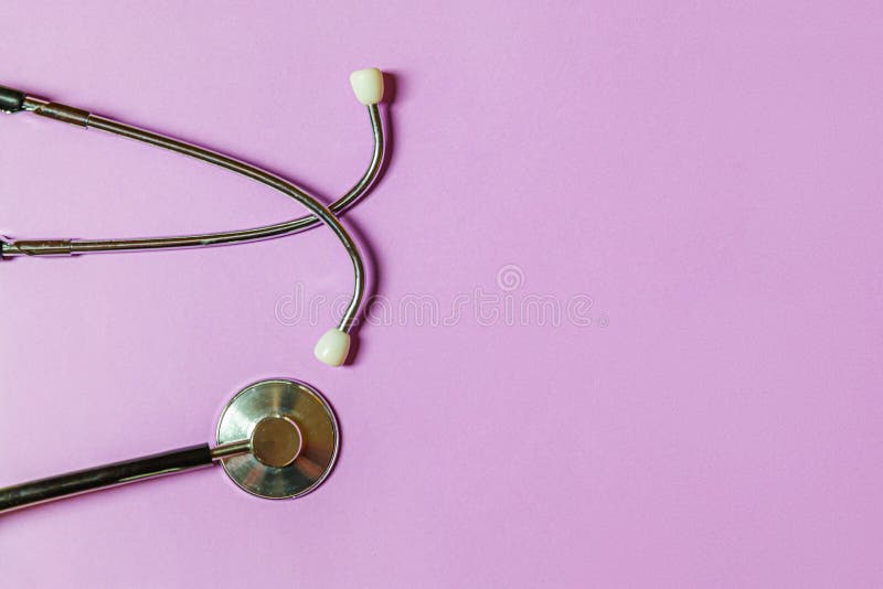 Simply Minimal Design with Medicine Equipment Stethoscope or ...