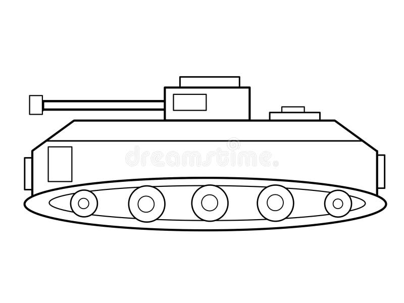 Tank Coloring Pages Geometric Figures Learning Sheets For Children Stock Illustration Illustration Of Pages Paper 167939832