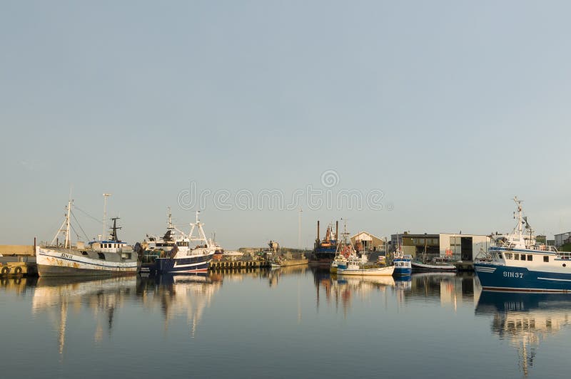 Simrishamn commercial fishing harbour