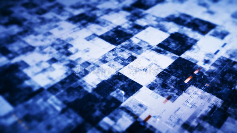 Simularea matricei de date în avans în fundal vector illustration