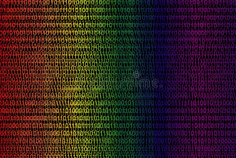 simulation-of-computer-binary-code-digital-matrix-of-bright-rainbow-colors-stock-illustration