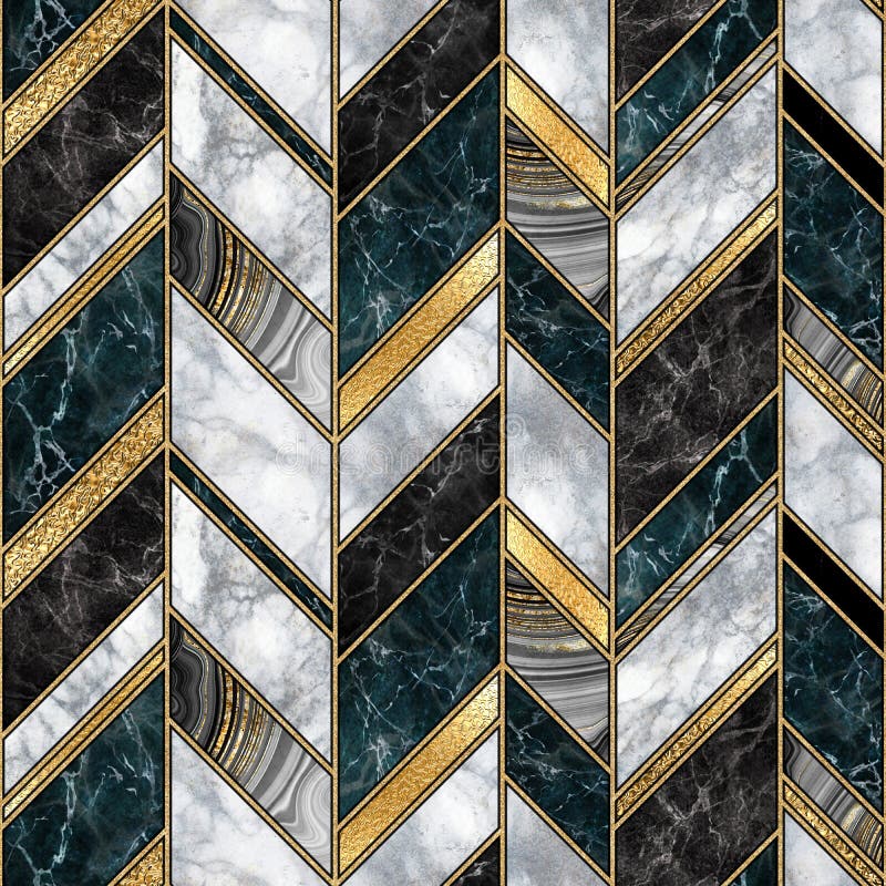 Sin costura abstracto art deco fondo moderno mosaico incrustación textura creativa mármol granito ágata oro artístico pintado márm