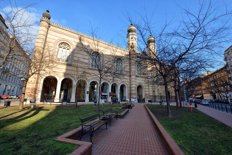 Sinagoga a Budapest immagini stock libere da diritti Sinagoga a Budapest immagini stock libere da diritti