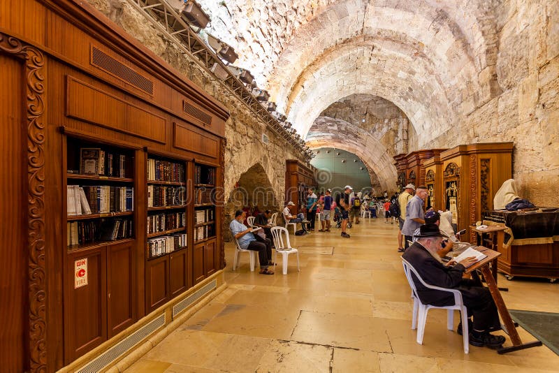 Sinagoga della caverna a Gerusalemme, Israele. immagine stock Sinagoga della caverna a Gerusalemme, Israele. immagine stock