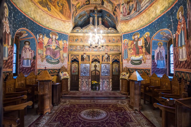 Sinaia Monastery in Romania, Biserica Veche or The Old Church