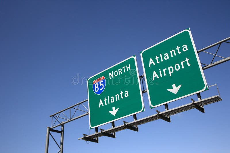 Sinais da autoestrada de Atlanta