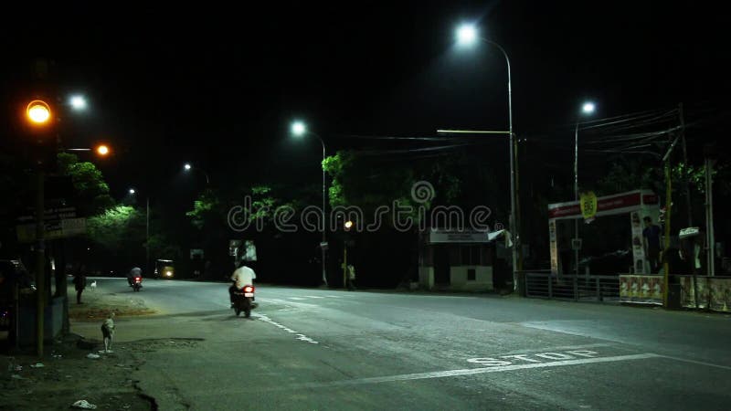 sinais De-focalizados da noite em Chennai