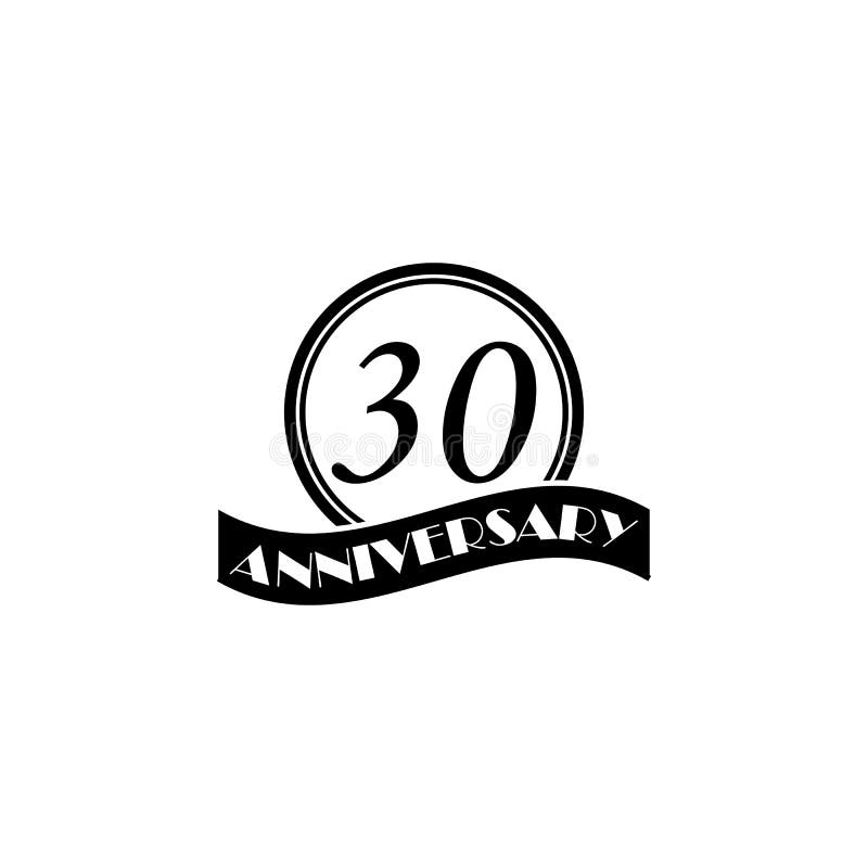 sinal de 30 aniversários Elemento do sinal do aniversário Ícone superior do projeto gráfico da qualidade Sinais e ícone da coleçã ilustração stock sinal de 30 aniversários Elemento do sinal do aniversário Ícone superior do projeto gráfico da qualidade Sinais e ícone da coleçã ilustração stock