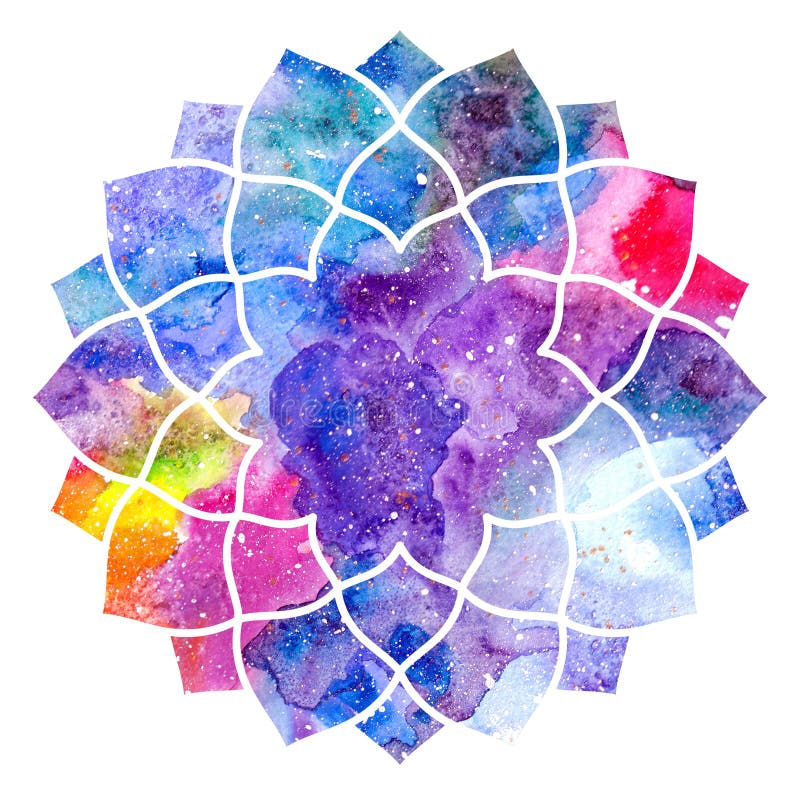 Sinal de Chakra Sahasrara ilustração stock Sinal de Chakra Sahasrara ilustração stock