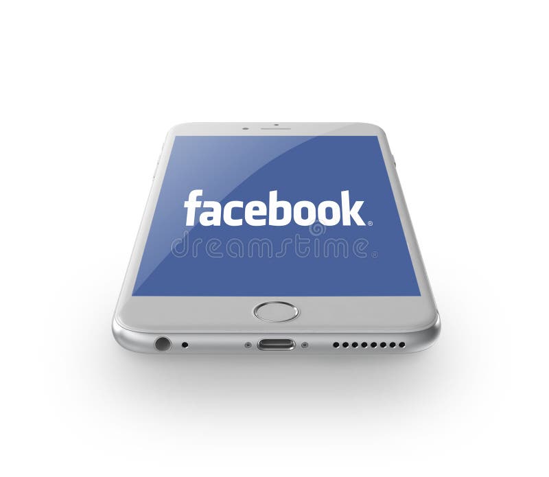 Sinal de Facebook no iphone fotos de stock royalty free Sinal de Facebook no iphone fotos de stock royalty free