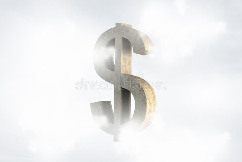 Sinal de moeda do dólar Meios mistos imagens de stock royalty free Sinal de moeda do dólar Meios mistos imagens de stock royalty free