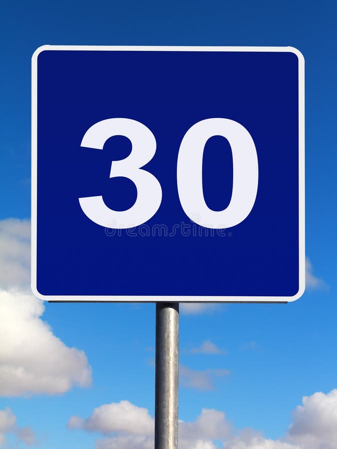 sinal de tráfego do limite de velocidade de 30 quilômetros imagem de stock royalty free sinal de tráfego do limite de velocidade de 30 quilômetros imagem de stock royalty free