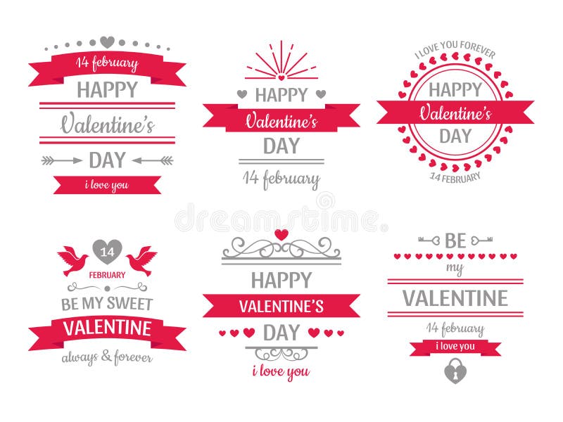 Sinal do dia de Valentim E ilustração stock Sinal do dia de Valentim E ilustração stock