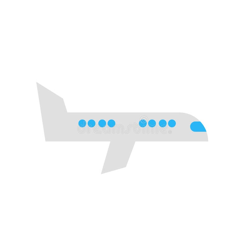 Sinal e símbolo do vetor do ícone do avião isolados no fundo branco, conceito do logotipo do avião ilustração do vetor Sinal e símbolo do vetor do ícone do avião isolados no fundo branco, conceito do logotipo do avião ilustração do vetor