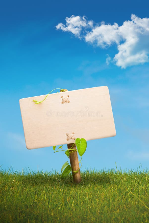 Sinal verde - comunicação amiga do ambiente foto de stock