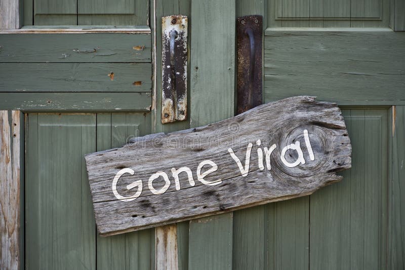 Sinal viral ido. foto de stock royalty free Sinal viral ido. foto de stock royalty free