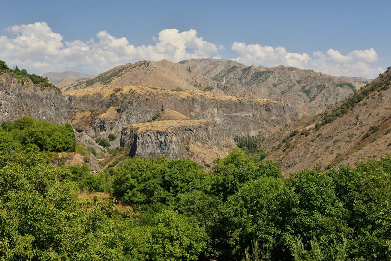Sinfonía geológica del ` del ` Garni, Armenia de las piedras foto de archivo libre de regalías Sinfonía geológica del ` del ` Garni, Armenia de las piedras foto de archivo libre de regalías