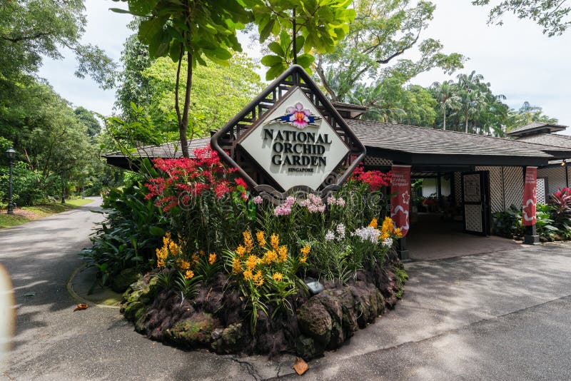 Singapore - AUGUST 2, 2014: Entrance to National