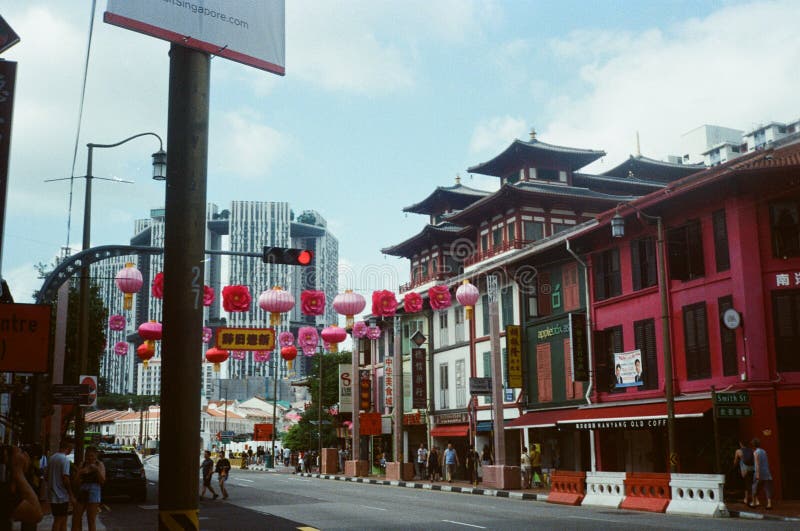 Singapore Chinatown Street royalty free stock photography