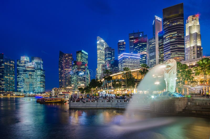 Singapore Cityscape stock image