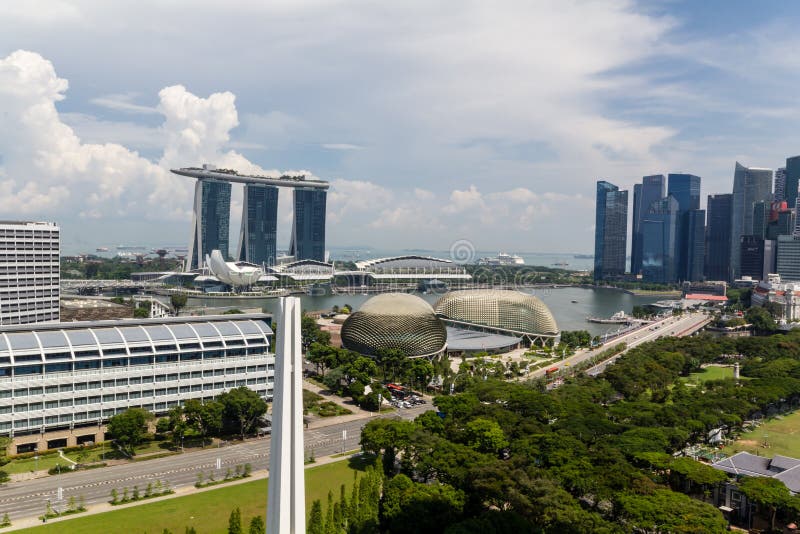 Singapore Downtown, Marina Bay, Convention Centre Stock ...