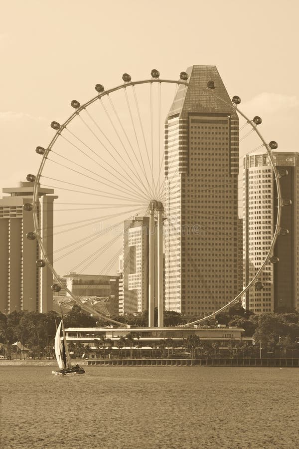 The Singapore flyer royalty free stock image The Singapore flyer royalty free stock image