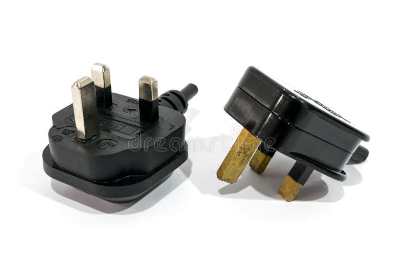 Singapore male power plug. stock image. Image of cord 60335349