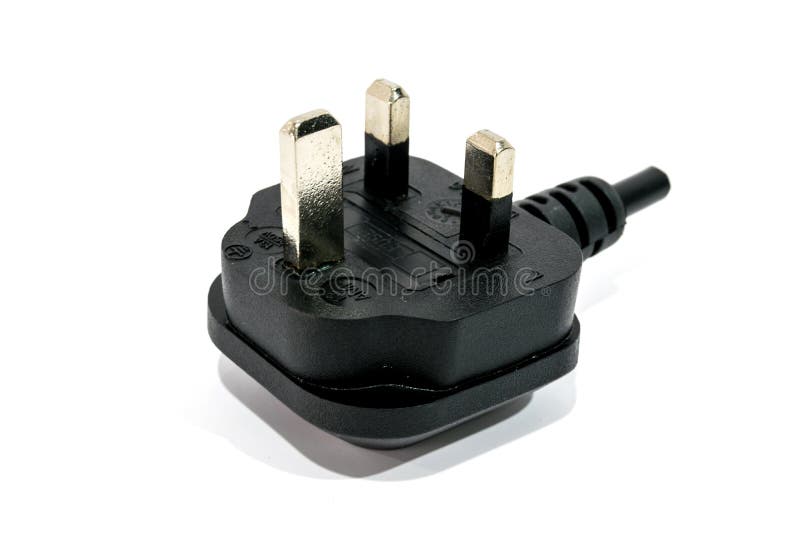 Singapore male power plug. stock image. Image of cord 60335349