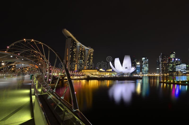 Singapore Marina Bay stock photography