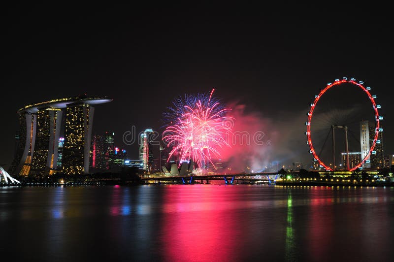 Singapore National Day 2012 Fireworks