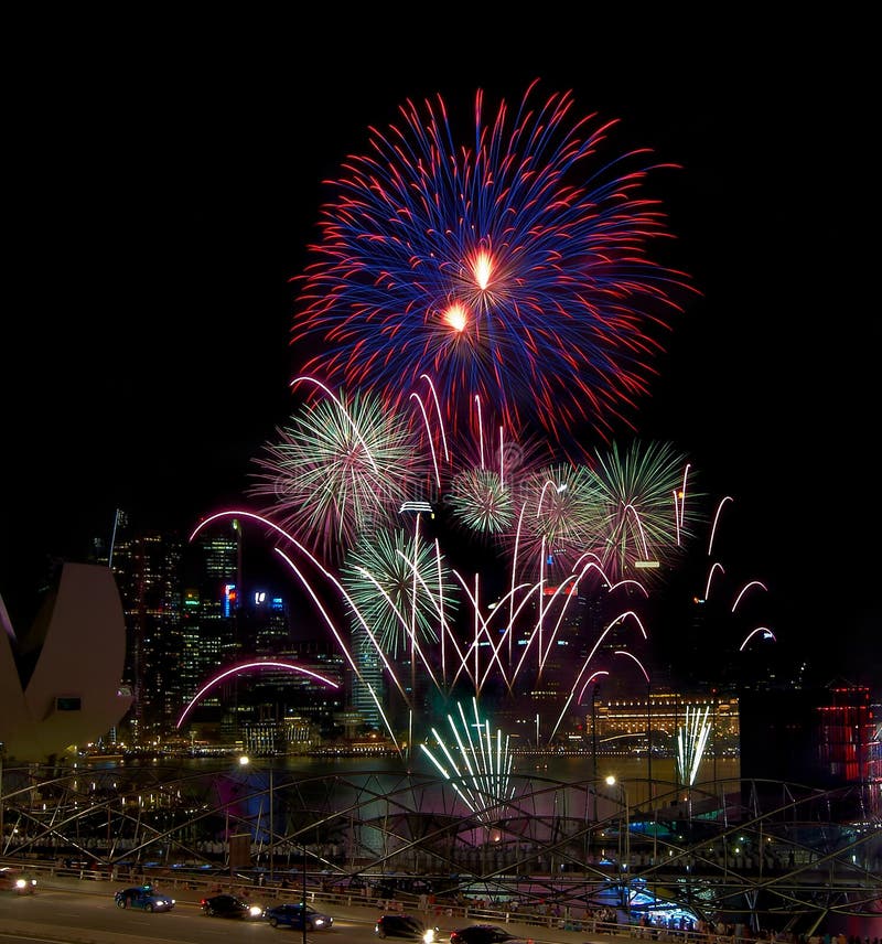 Singapore National Day Fireworks Display